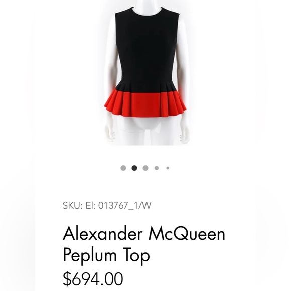 🔥Vintage Absolutely Two Toned Red & Black pleated Dress - Picture 7 of 12